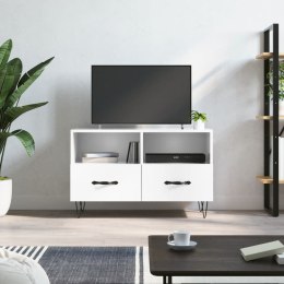 VidaXL Szafka pod TV, biała, wysoki połysk, 80x36x50 cm