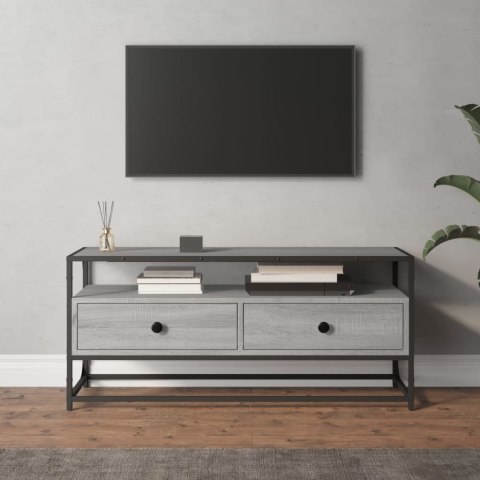 VidaXL Szafka pod TV, szary dąb sonoma, 100x35x45 cm