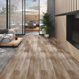 VidaXL Panele podłogowe PVC 5,26 m², 2 mm, spłowiałe drewno, bez kleju