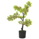 VidaXL Sztuczne bonsai z cyprysu, z doniczką, 60 cm, zielone