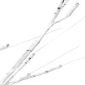 VidaXL Brzoza z oświetleniem, 96 ciepłych białych LED, 180 cm