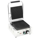 VidaXL Grill do panini żebrowany, stal nierdzewna 1800 W 31x30,5x20 cm