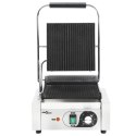 VidaXL Grill do panini żebrowany, stal nierdzewna 1800 W 31x30,5x20 cm