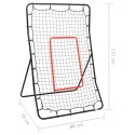 VidaXL Bramka do treningu softballu, 88x79x137 cm, stal