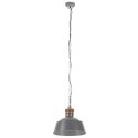 VidaXL Industrialna lampa wisząca, 32 cm, szara, E27