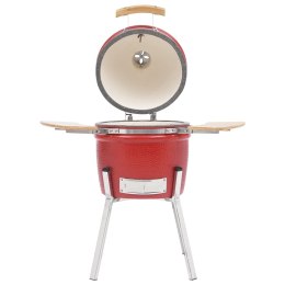 VidaXL Ceramiczny grill Kamado z wędzarnią, 81 cm