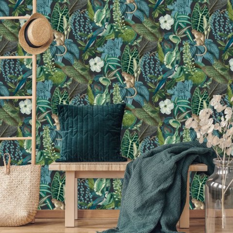 DUTCH WALLCOVERINGS Tapeta Amazon, kolorowa