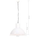 VidaXL Lampa wisząca, 25 W, biała, okrągła, 48 cm, E27