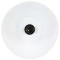 VidaXL Lampa wisząca, 25 W, biała, okrągła, 28,5 cm, E27