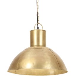 VidaXL Lampa wisząca, 25 W, kolor mosiądzu, okrągła, 48 cm, E27