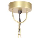 VidaXL Lampa wisząca, 25 W, kolor mosiądzu, okrągła, 48 cm, E27