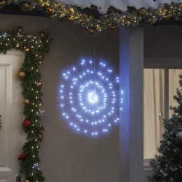 VidaXL Ozdoby świąteczne ze 140 lampkami LED, 4 szt, zimna biel, 17 cm