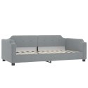 VidaXL Sofa rozsuwana, jasnoszara, 100x200 cm, tkanina