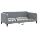 VidaXL Sofa rozsuwana, jasnoszara, 90x200 cm, tkanina