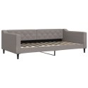 VidaXL Sofa rozsuwana z materacami, kolor taupe, 100x200 cm, tkanina