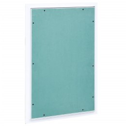 VidaXL Panel rewizyjny z aluminiową ramą i płytą z gipsu, 300x600 mm