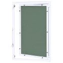 VidaXL Panel rewizyjny z aluminiową ramą i płytą z gipsu, 400x600 mm