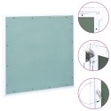 VidaXL Panel rewizyjny z aluminiową ramą i płytą z gipsu, 600x600 mm