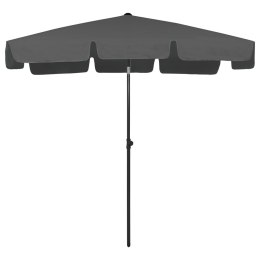 VidaXL Parasol plażowy, antracytowy, 200x125 cm