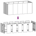 VidaXL Podwyższona donica, 200x80x80 cm, stal kortenowska