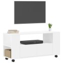 VidaXL Szafka pod TV, biała, 102x34,5x43 cm, materiał drewnopochodny