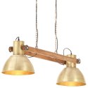 VidaXL Industrialna lampa wisząca, 25 W, mosiężna, 109 cm, E27