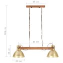 VidaXL Industrialna lampa wisząca, 25 W, mosiężna, 109 cm, E27