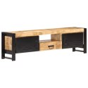 VidaXL Szafka pod TV, 140x30x40 cm, surowe drewno mango