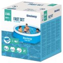 Bestway Nadmuchiwany basen Fast Set, okrągły, 244 x 66 cm, 57265