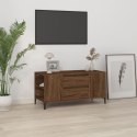 VidaXL Szafka pod TV, brązowy dąb, 102x44,5x50 cm