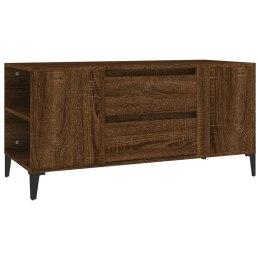 VidaXL Szafka pod TV, brązowy dąb, 102x44,5x50 cm