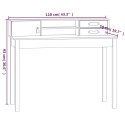 VidaXL Biurko, 110x50x93 cm, lite drewno sosnowe