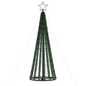 VidaXL Stożkowa choinka z lampek, 275 niebieskich LED, 180 cm