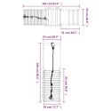 VidaXL Plac zabaw do ogrodu, lite drewno daglezjowe
