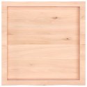 VidaXL Blat stołu, 60x60x(2-6)cm, surowy, lity dąb naturalną krawędzią