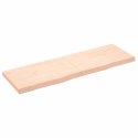 VidaXL Blat do łazienki, 160x50x(2-6) cm, surowe, lite drewno