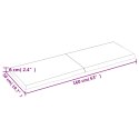 VidaXL Blat do łazienki, 160x50x(2-6) cm, surowe, lite drewno