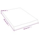 VidaXL Blat do łazienki, 40x60x(2-4) cm, surowe, lite drewno