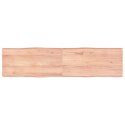 VidaXL Blat, jasnobrązowy 160x40x(2-6) cm drewno z naturalną krawędzią