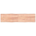 VidaXL Blat, jasnobrązowy 200x50x(2-6) cm drewno z naturalną krawędzią