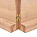 VidaXL Blat, jasnobrązowy 200x50x(2-6) cm drewno z naturalną krawędzią