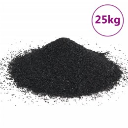 VidaXL Piasek do akwarium, 25 kg, czarny, 0,2-2 mm