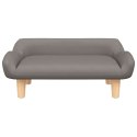 VidaXL Sofa dla dzieci, kolor taupe, 70x40x24 cm, obita tkaniną