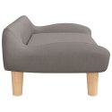 VidaXL Sofa dla dzieci, kolor taupe, 70x40x24 cm, obita tkaniną