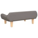 VidaXL Sofa dla dzieci, kolor taupe, 70x40x24 cm, obita tkaniną