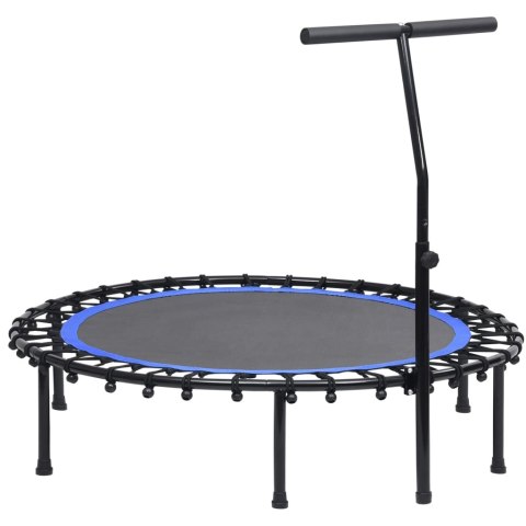 VidaXL Trampolina fitness z uchwytem, 122 cm