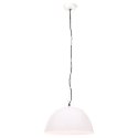 VidaXL Industrialna lampa wisząca, 25 W, biała, okrągła, 41 cm, E27