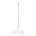 VidaXL Industrialna lampa wisząca, 25 W, biała, okrągła, 41 cm, E27