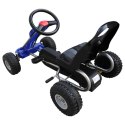 VidaXL Gokart z pedałami, niebieski