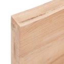 VidaXL Blat, jasnobrązowy 160x50x(2-6) cm drewno z naturalną krawędzią